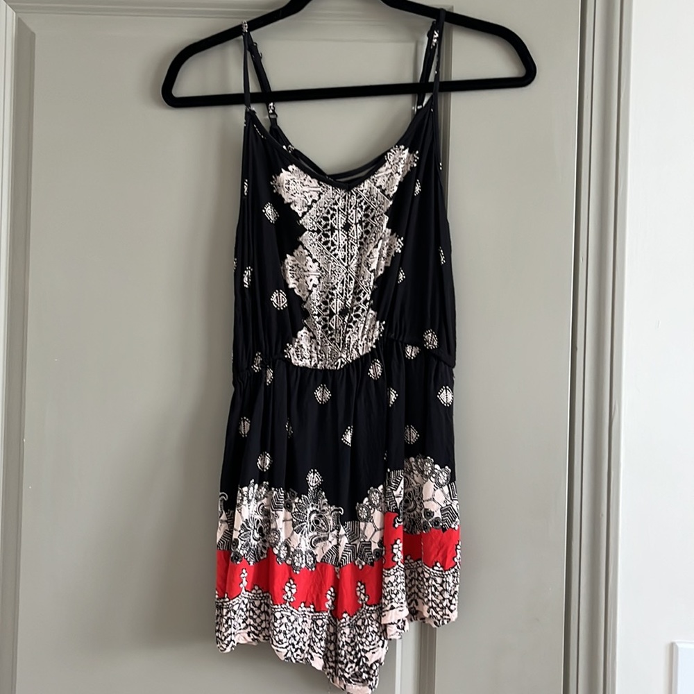 Rue21 Red & Black Romper. Size M.